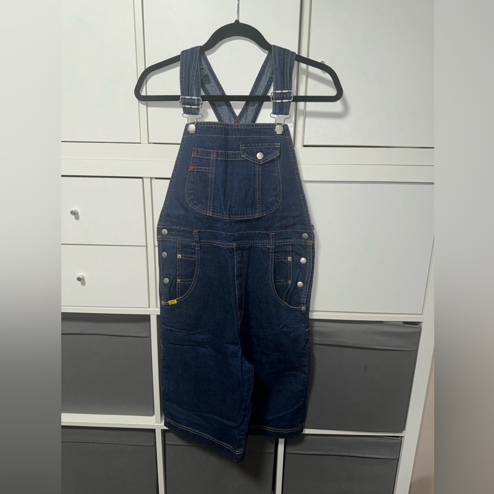 Dark Blue Denim Women’s Overalls